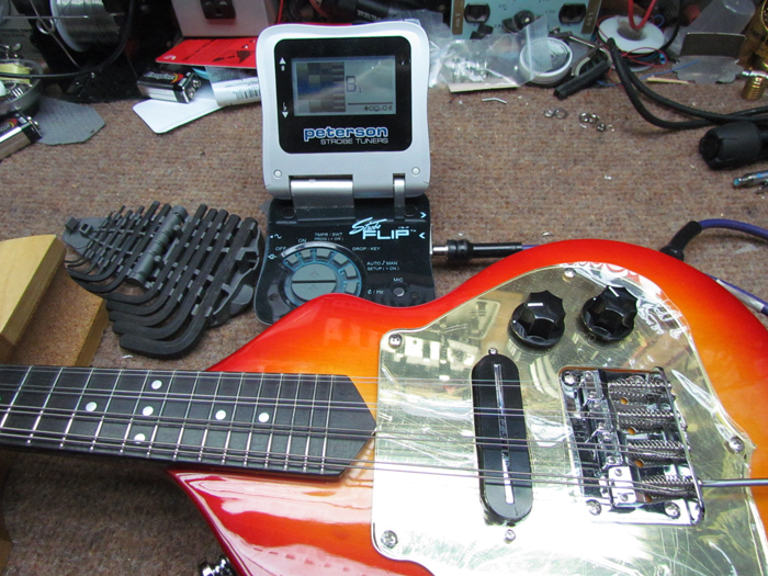 Eastwood 'Ricky' Electric Mandolin Setup Crawls Backward (When Alarmed)