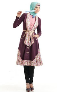 Model Baju Tunik Batik Muslimah Model Atasan Tunik Untuk Wanita Muslimah Sedang Trend Saat Ini