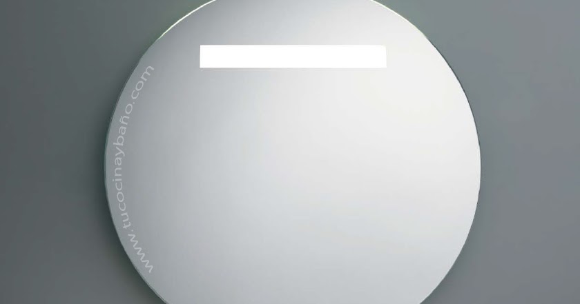 Espejo baño redondo luz PL-L | tu Cocina y Baño