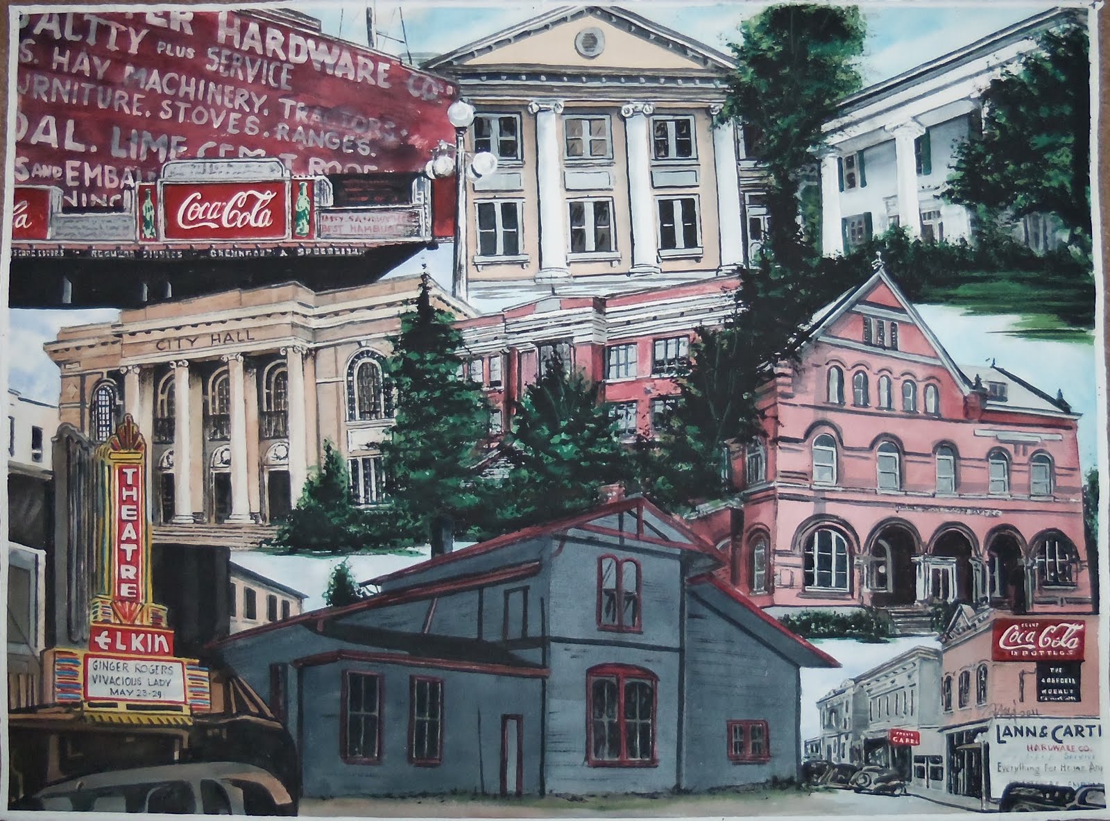 Arni's Art Blog CITY OF ABERDEEN, MS. BUILDINGS