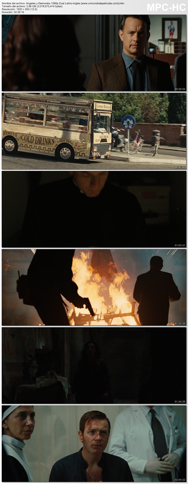Capturas de la película.