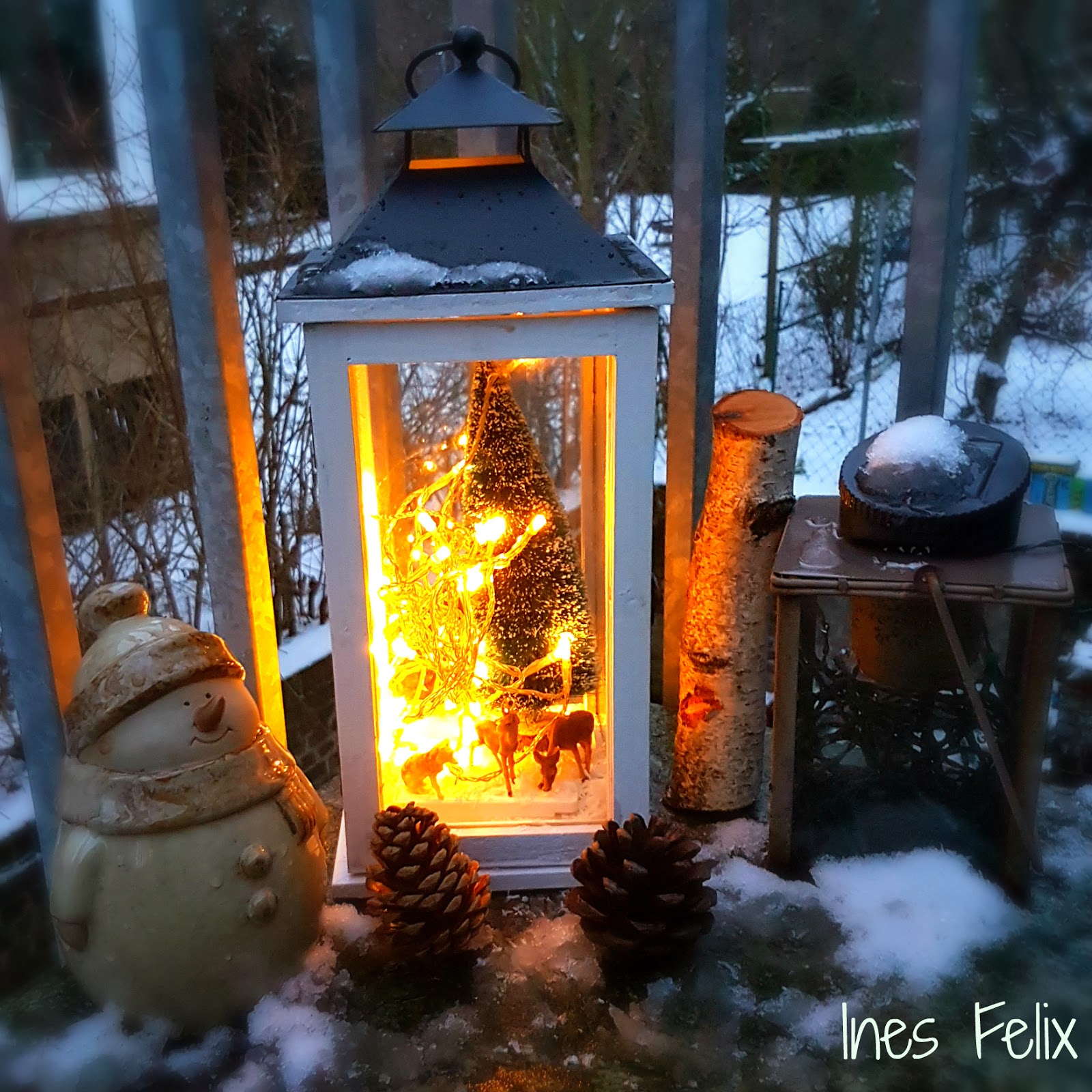 Ines Felix Kreatives zum Nachmachen Winterdeko für