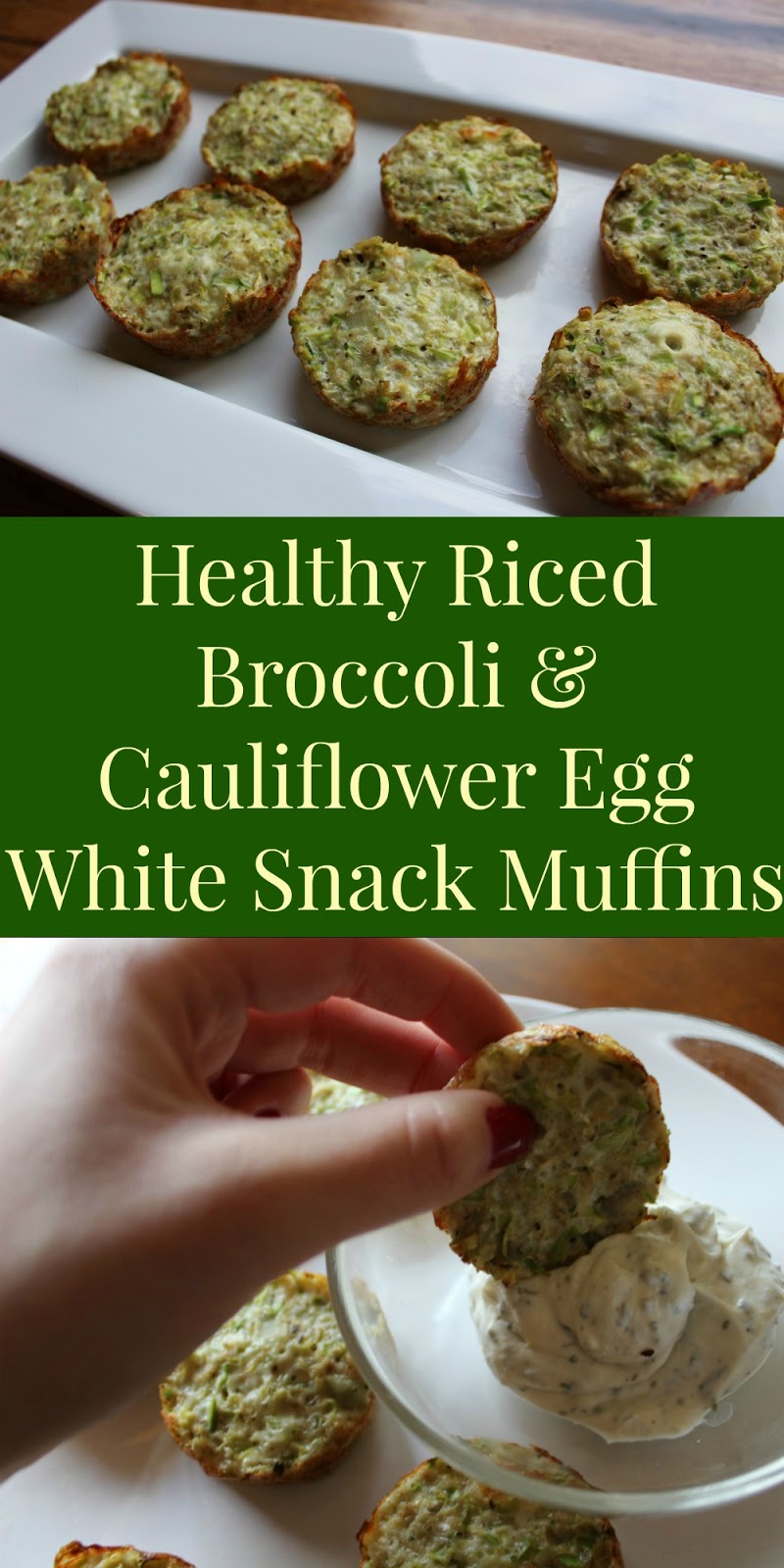 Riced Broccoli and Cauliflower Veggie Muffins My Girlish Whims