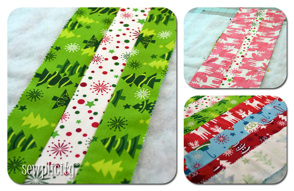 Sewplicity TUTORIAL Quick & Easy, BindingLess Table Runner