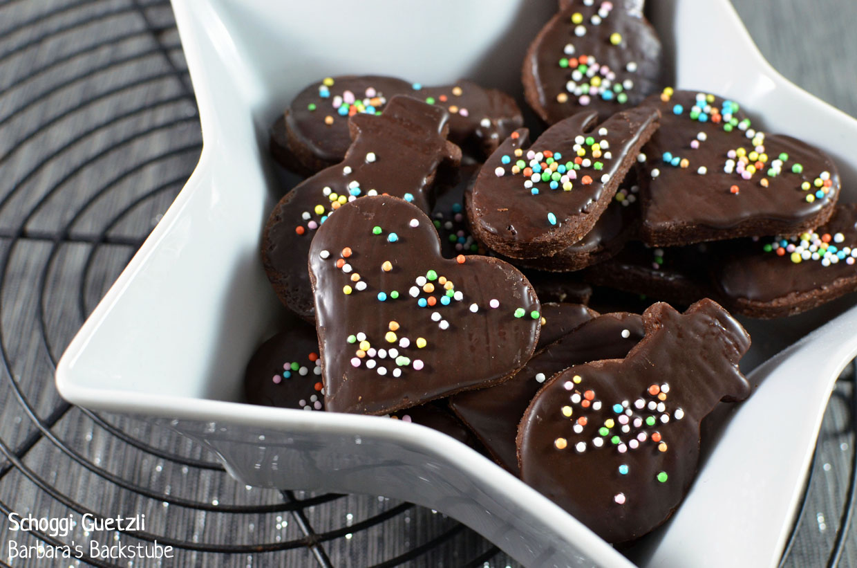 Barbara's Backstube: Schoggi Guetzli Barbara's Backstube: Schoggi Guetzli