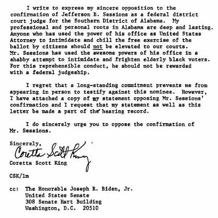 life with mcconnell could it be any worse mcconnell wont correta scott king letter