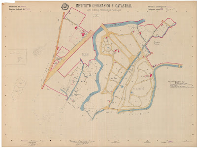 Mapa Nacional Topogrfico parcelario. Zaragoza. 1951