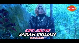Lirik Lagu Sarah Brilian - Opo Abote