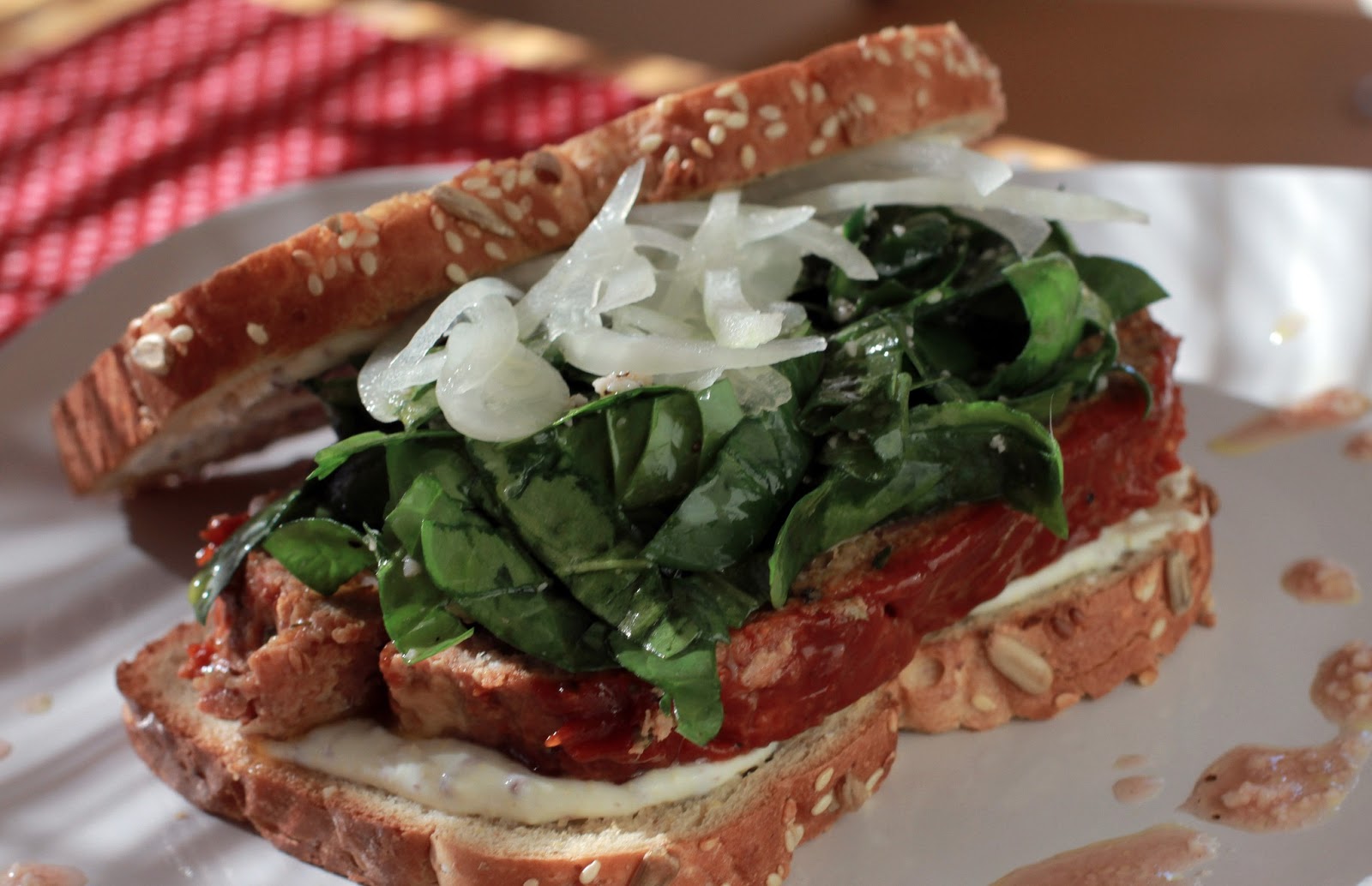 The Guerrilla Culinarian TurkeyApricot Sausage Meatloaf Sammiches