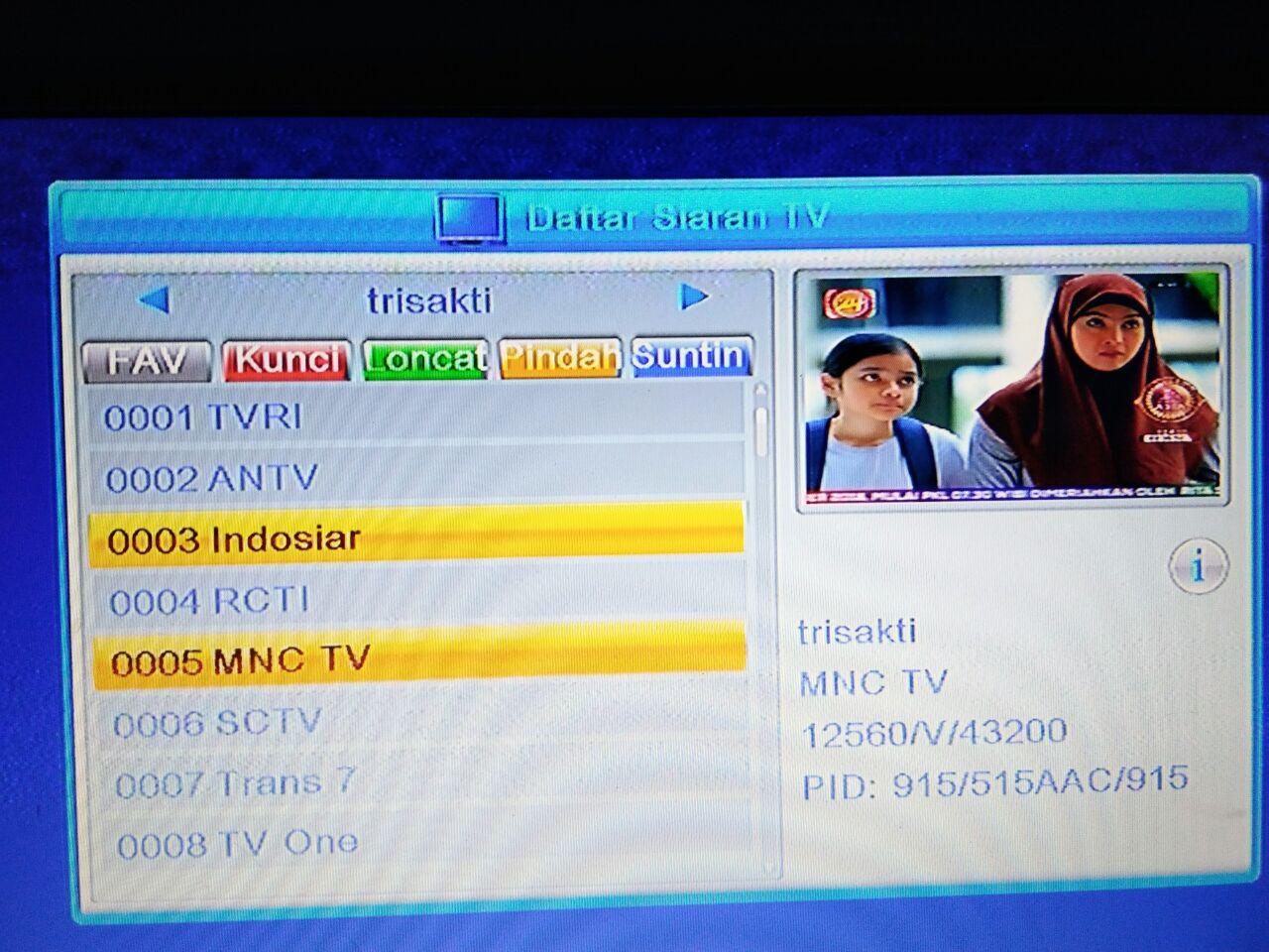 Cara Seting Receiver Parabola untuk Ninmedia / Satelit Chinasat 11 agar