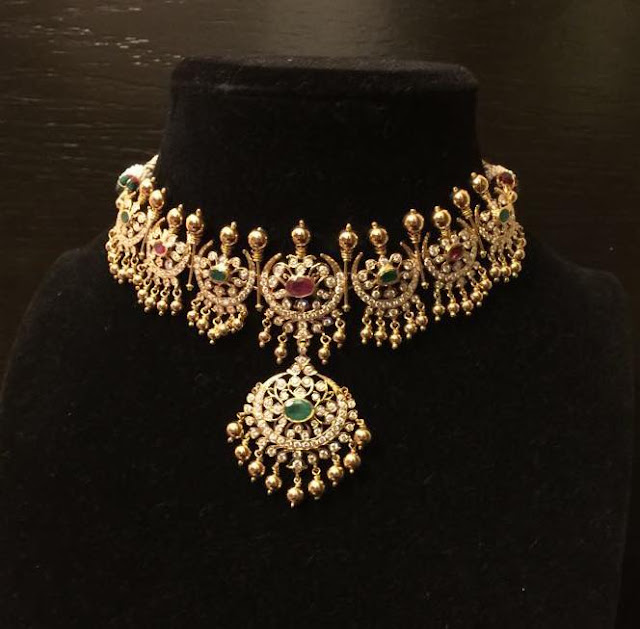 Trendy Closed Setting Diamond Choker Trendy Closed Setting Diamond Choker
