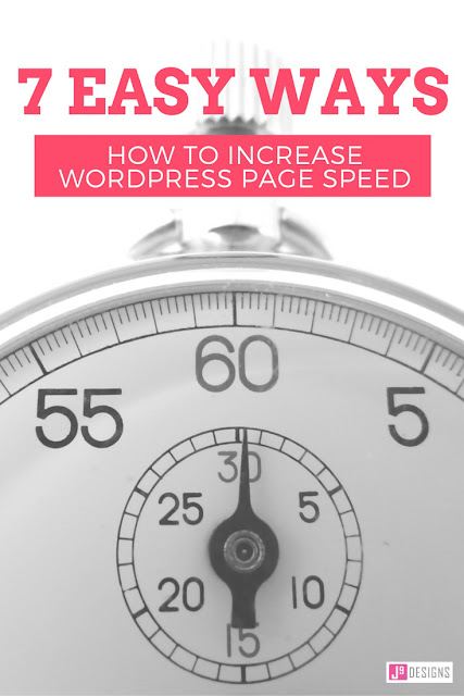 How to increase WordPress speed by J9Designs blogging tips