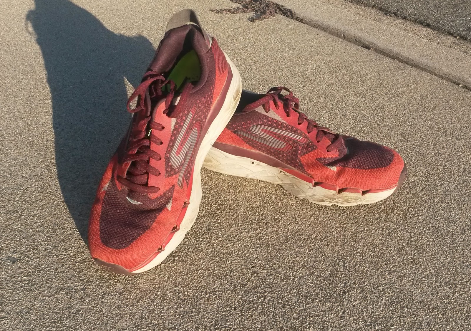 high stack height running shoes