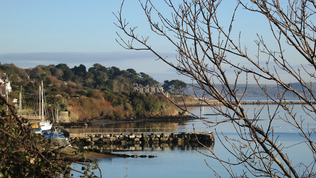 View towards Sandsfoot Castle.