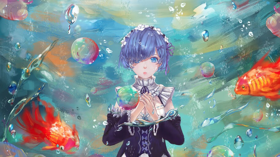 Rem, Re:Zero, Anime, 4K, #4.2748