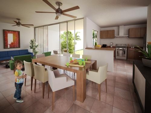 Como decorar sala comedor y cocina minimalista. como decorar una ... Cocina sala comedor