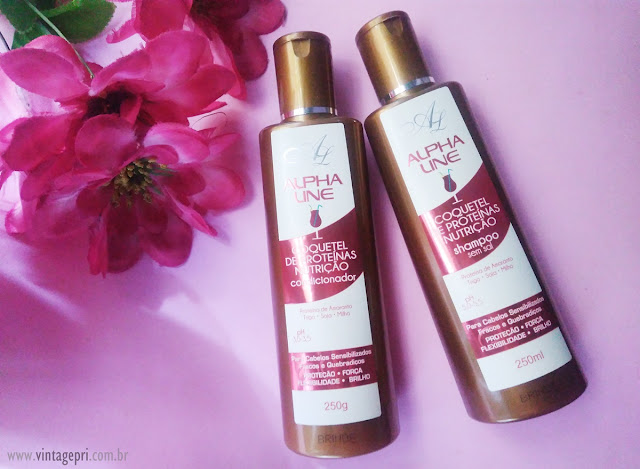 #Testei: Shampoo e Condicionador Coquetel de Proteínas (Alpha Line Cosméticos) #Testei: Shampoo e Condicionador Coquetel de Proteínas (Alpha Line Cosméticos)