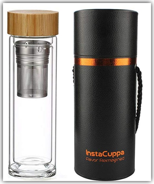 My review after a year of using the Instacuppa detox double walled glass bottle infuser.