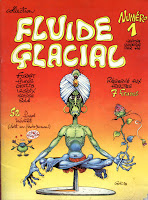 LE NUMÉRO 1 DE FLUIDE GLACIAL PARAIT EN MAI 1975. LE JOURNAL A 52 PAGES DANS UN FORMAT 22 SUR 28,5 CM, TOUTES EN NOIR ET BLANC (SAUT LA COUVERTURE ET LA PAGE 4 DE COUVERTURE). IL EST VENDU 7FF. GOTLIB EST L'AUTEUR DE LA MAJORITÉ DES PAGES DU NUMÉRO, Y COMPRIS LES PUBLICITÉS.