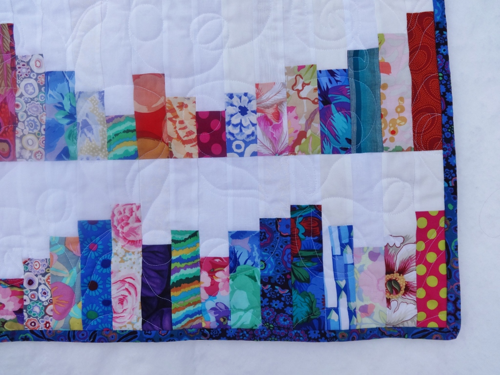 Inch by Inch Quilting Base Line quilt