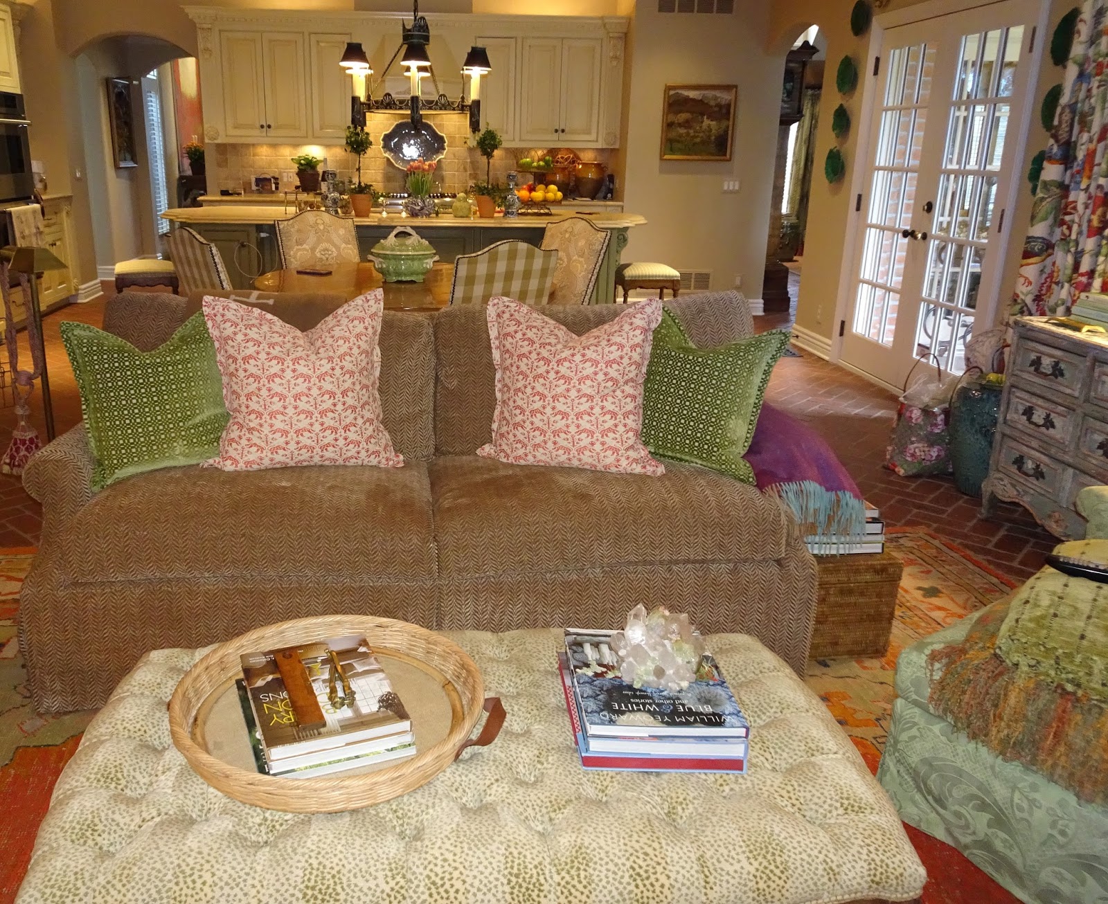 The French Tangerine new family room furniture