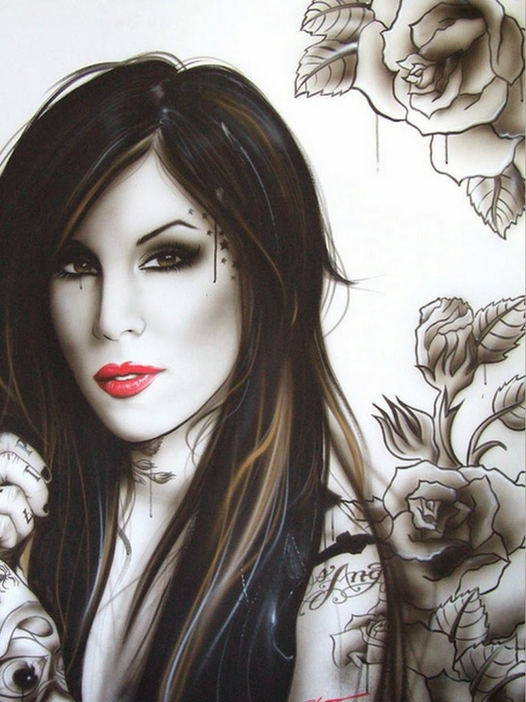 serie-de-rostros-caras-de-mujeres pinturas-artisticas-rostros-femeninos