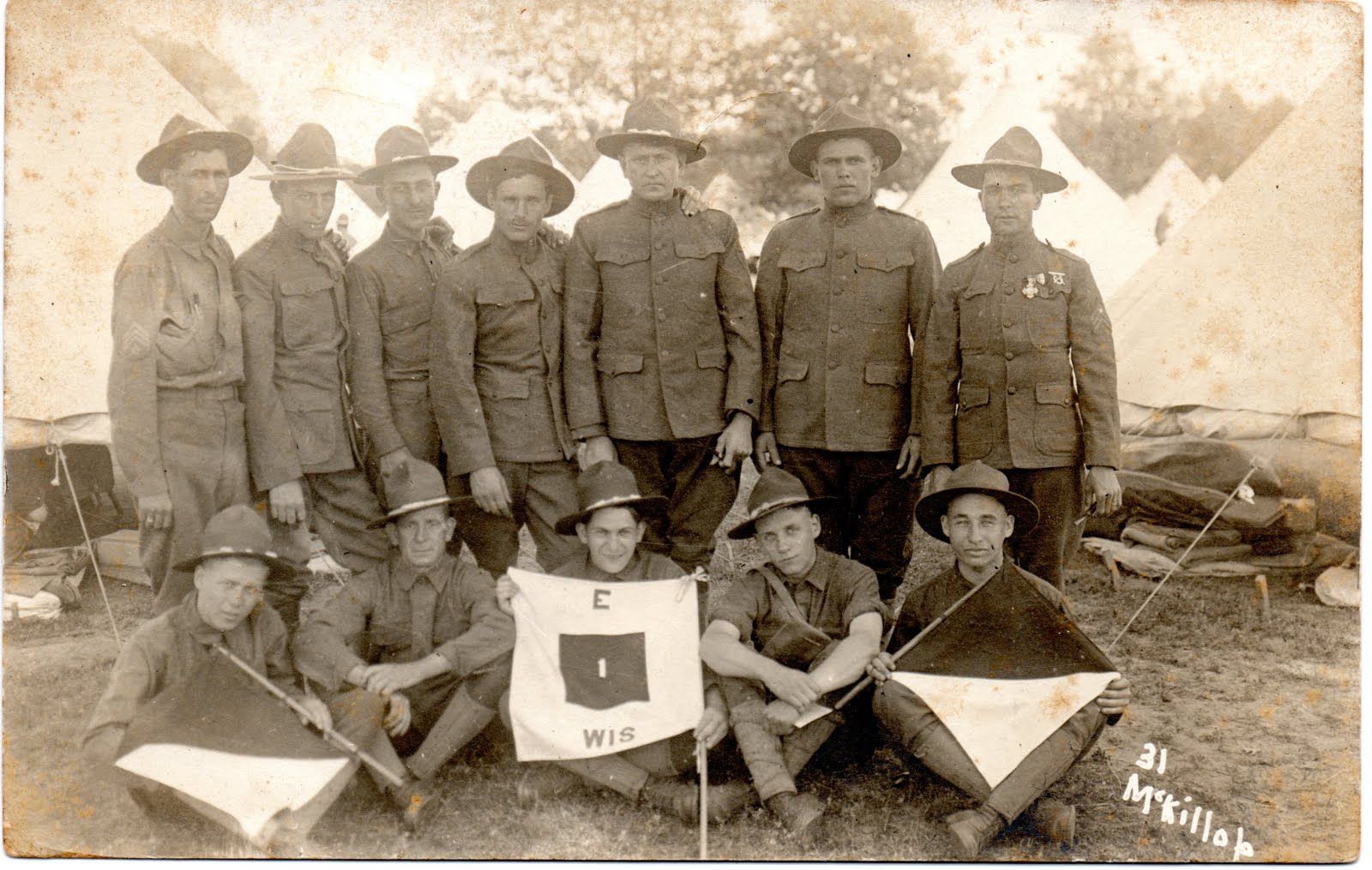Great War Postcards US National Guard before the war