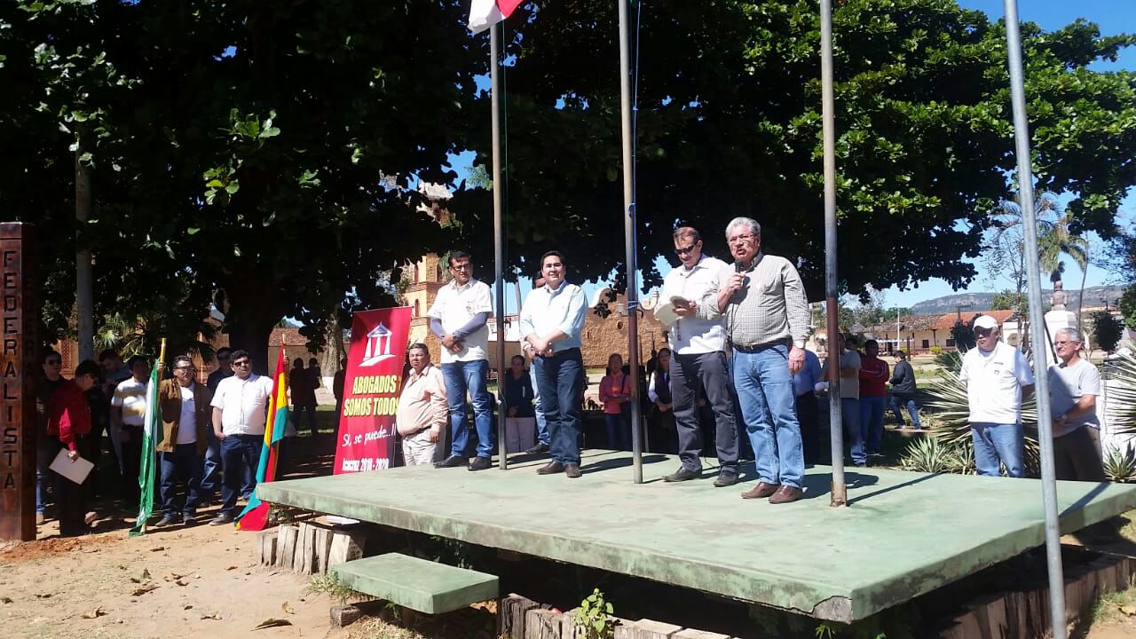 Este 20 de mayo se plantó el primer mojón ferderalista en San José de Chiquitos / RRSS