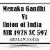 Menaka Gandhi Vs Union of India AIR 1978 SC 597 