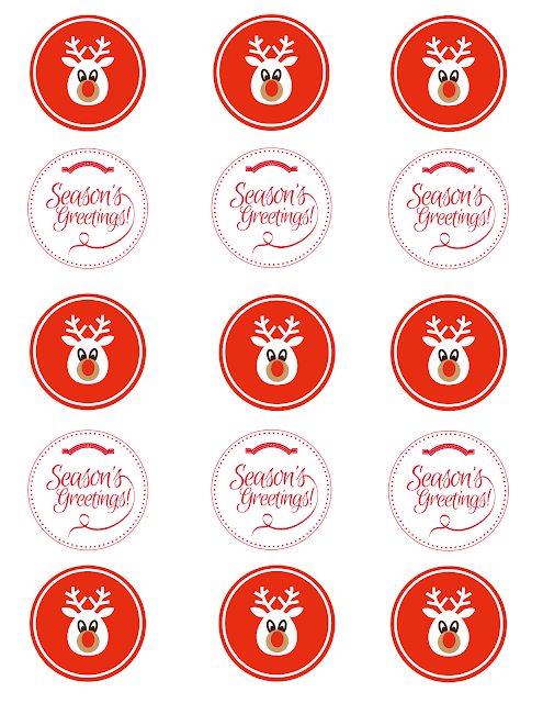 Christmas Free Printable Labels and Toppers. Christmas Free Printable Labels and Toppers.