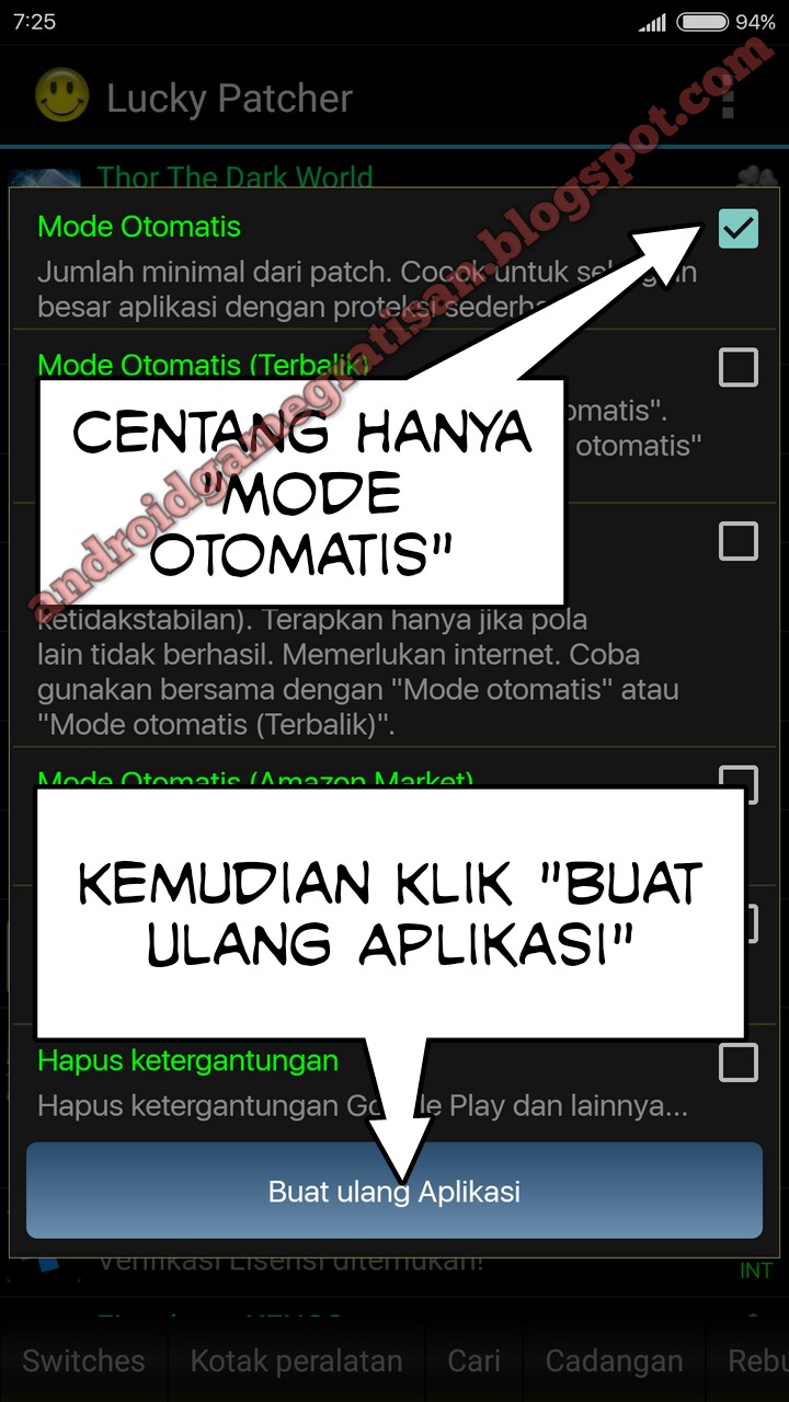 Cara Menggunakan Lucky Patcher Tanpa Root - Andro01 lucky patcher untuk hp no root