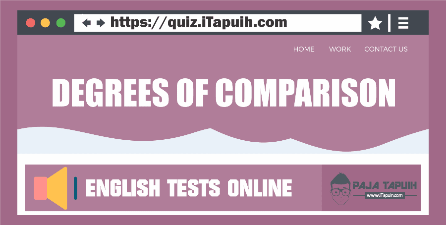 Degrees of Comparison Quiz. Superlative Quiz. Comparative quiz