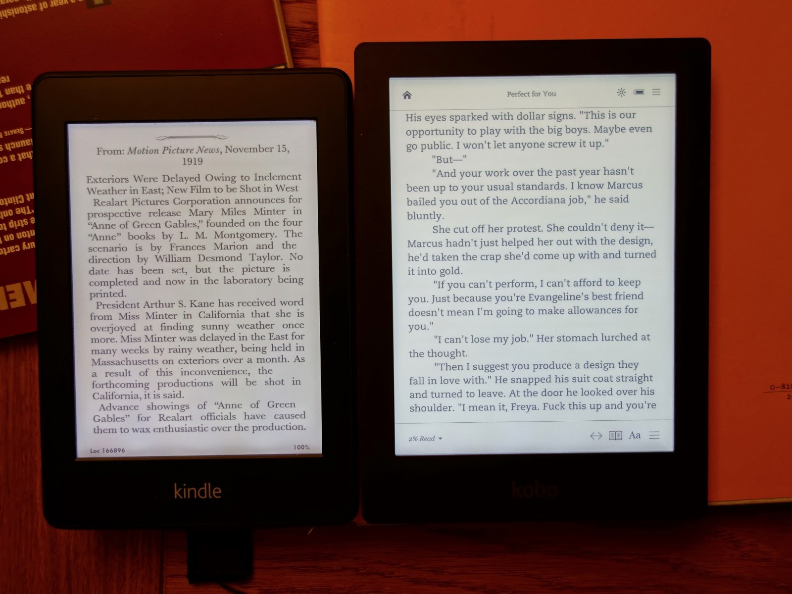 eReaderJoy Kobo Aura HD better screen than Kindle Paperwhite (updated)