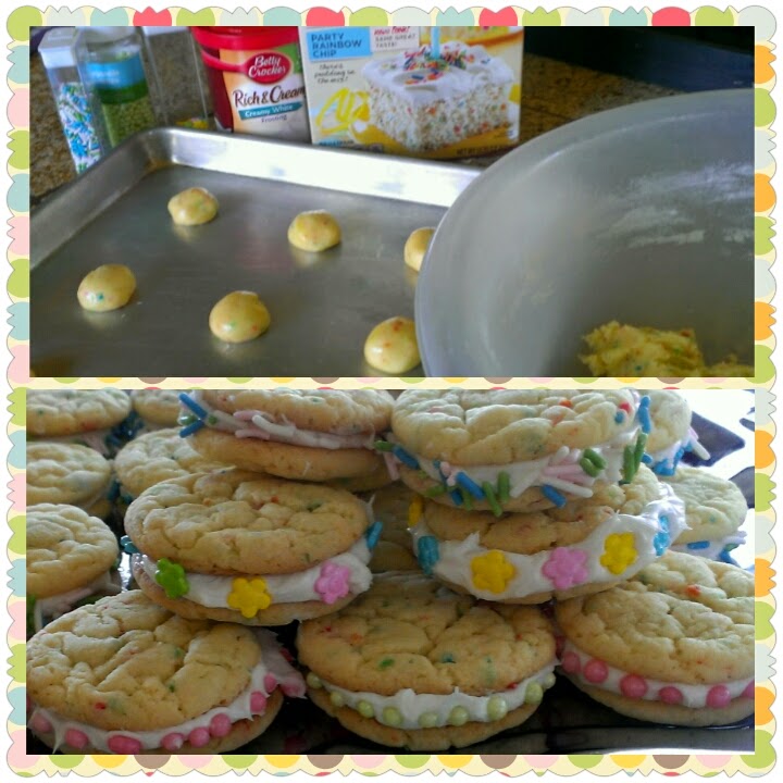 Simply Simmer Cake Mix Sandwich Cookies {{Easy}}