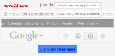 plus.ly short url for google+