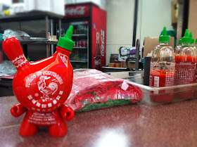 Sketracha Hot Chili Sauce Custom 8 Inch Dunny by Sket One