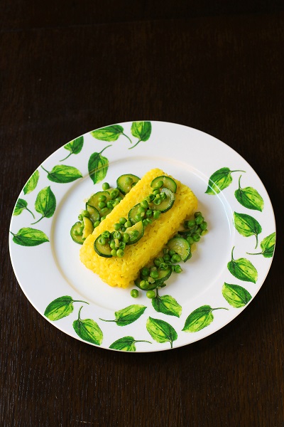 sformato riso ricotta piselli zucchine