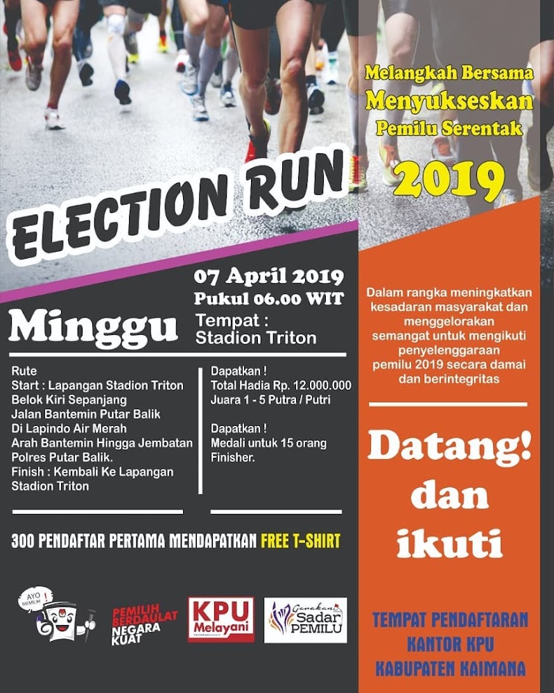 Election Run - Kaimana • 2019 Election Run - Kaimana • 2019