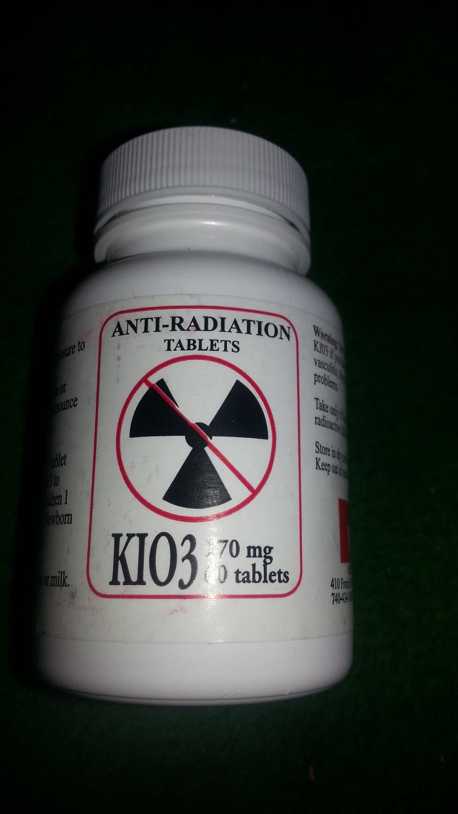 Medical Corps Potassium Iodate KIO3 60 Tablets 170 Milligram anti