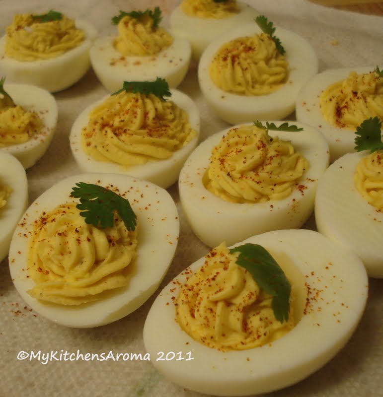 The Sizzling Pan "Appetizers" Deviled Eggs