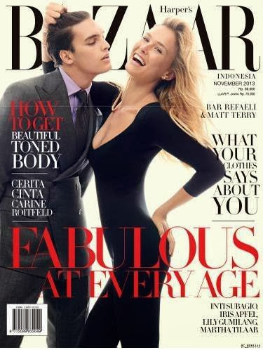 Matthew Terry & Bar Refaeli Magazine Photoshoot For Harper’s Bazaar