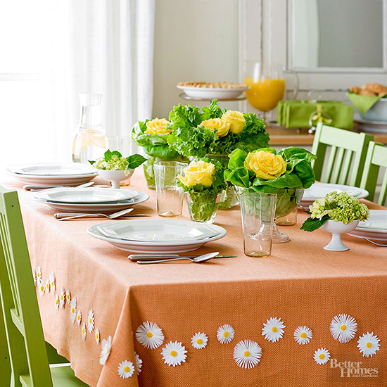 decoração almoço páscoa
