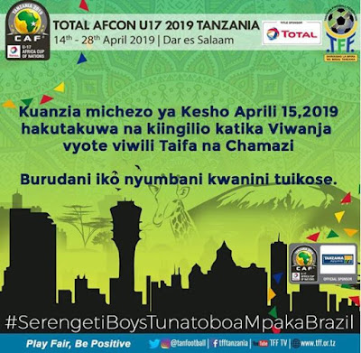 Waziri Mwakyembe ‘Hakuna kiingilio mechi zote za Afcon U17, ni bure kuanzia leo Aprili 15’