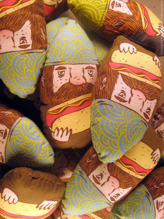 NateFullerArt BOOMBOX BURGERS & SWITCHBLADE HOT DOGS!