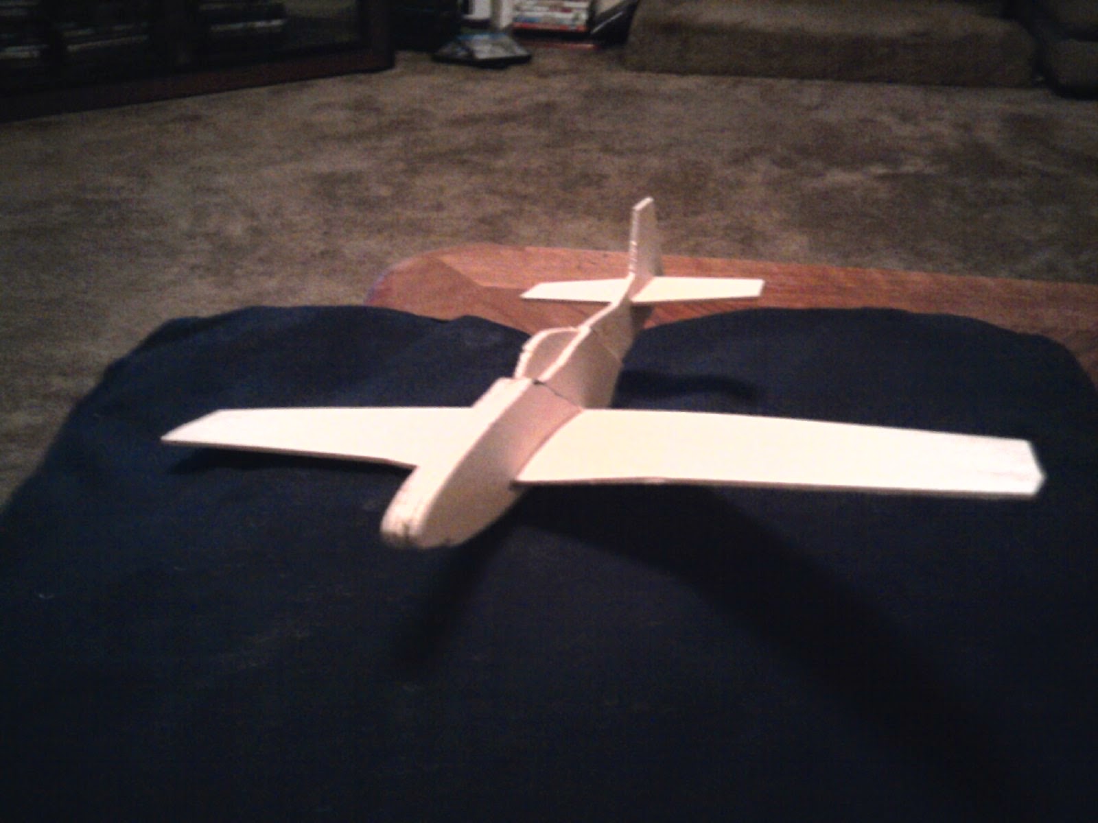 CHUCK GLIDER Mini P51 WoodChuck Glider