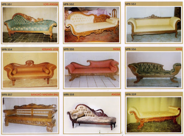 Sofa santai kayu jati ukir jepara MPB 551 - MPB 559 sofa santai kayu