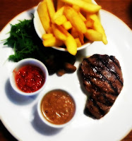 Steak and Chips Steak and Chips with Sauces