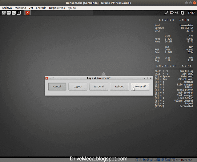 Power off nos apagara el equipo Power off nos apagara el equipo