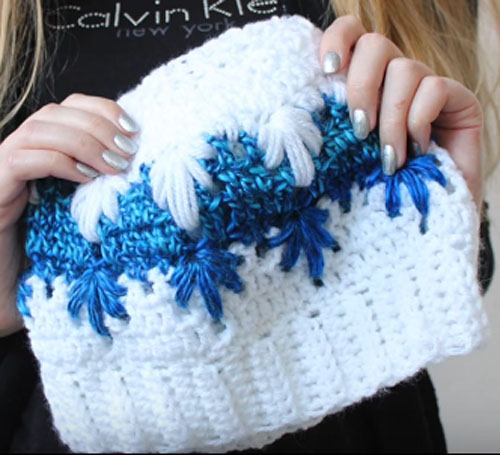Frozen Winter Crochet Hat - Tutorial