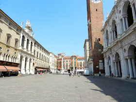 The Piazza dei Signori in Vicenza, the city where Prospero Alpini was born in 1553